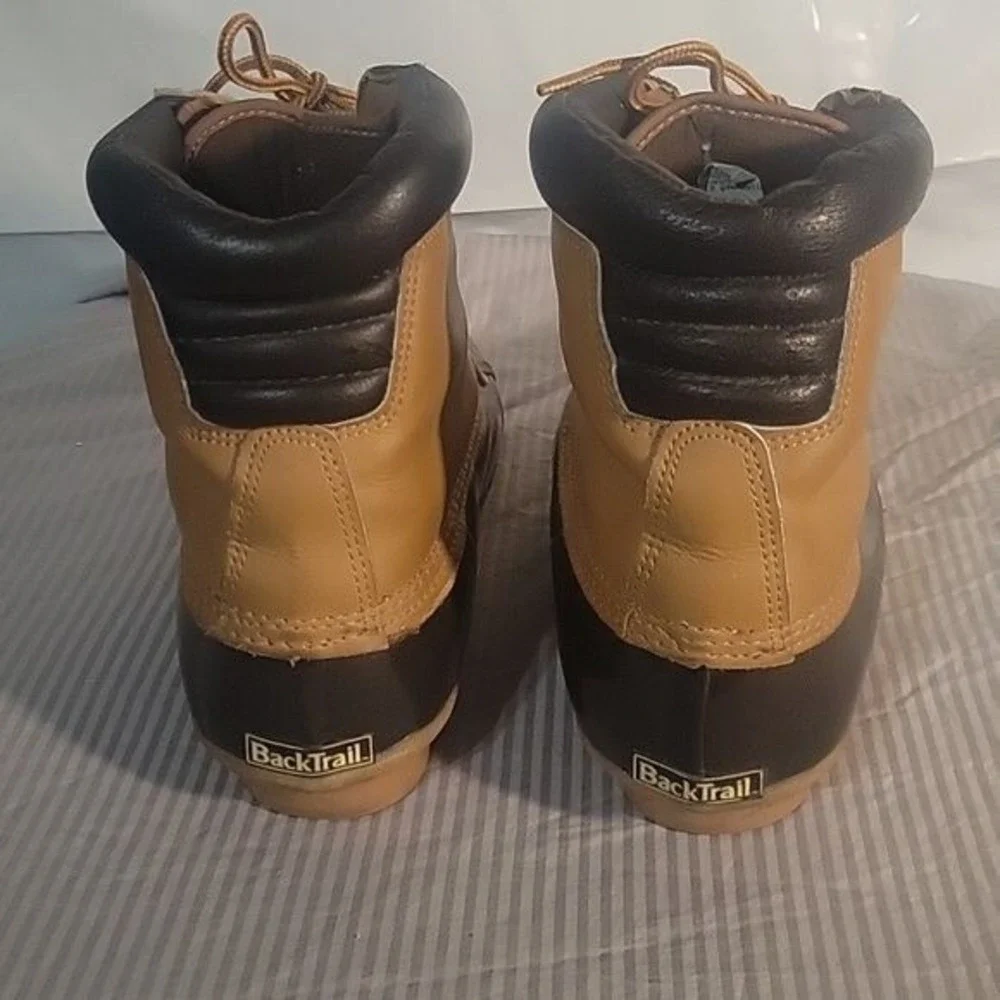 THINSULATE Duck Boots Insulated Ankle Tan Brown Waterproof Winter Snow‎ Rain 12